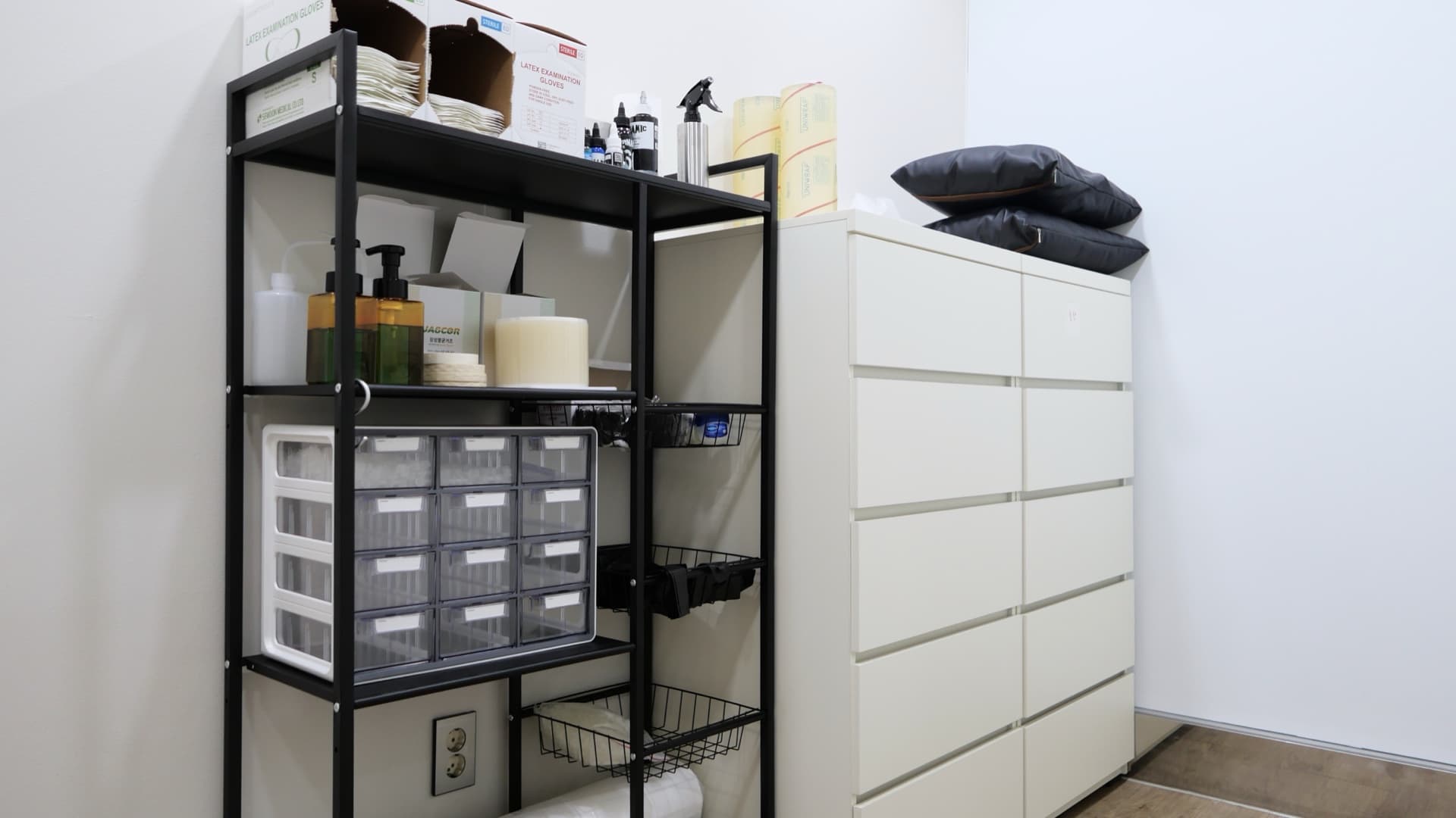 Studio workspace and amenities